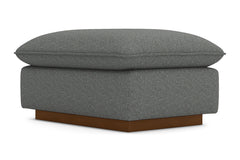 Olivia Ottoman :: Leg Finish: Pecan / Size: 25x35