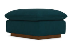 Olivia Ottoman :: Leg Finish: Pecan / Size: 25x35