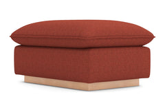 Olivia Ottoman :: Leg Finish: Natural / Size: 25x35