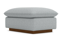 Olivia Ottoman :: Leg Finish: Pecan / Size: 25x35