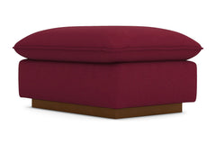 Olivia Ottoman :: Leg Finish: Pecan / Size: 25x35