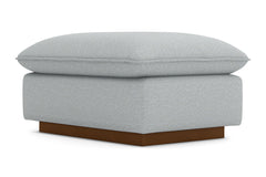 Olivia Ottoman :: Leg Finish: Pecan / Size: 25x35