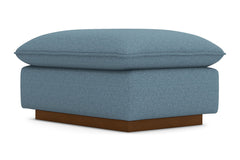 Olivia Ottoman :: Leg Finish: Pecan / Size: 25x35