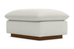 Olivia Ottoman :: Leg Finish: Pecan / Size: 25x35
