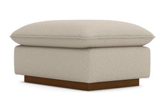 Olivia Ottoman :: Leg Finish: Pecan / Size: 25x35