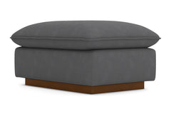 Olivia Ottoman :: Leg Finish: Pecan / Size: 25x35