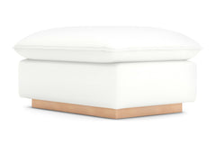 Olivia Ottoman :: Leg Finish: Natural / Size: 25x35
