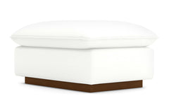 Olivia Ottoman :: Leg Finish: Pecan / Size: 25x35