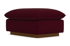 Olivia Ottoman :: Leg Finish: Pecan / Size: 25x35
