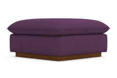 Olivia Ottoman :: Leg Finish: Pecan / Size: 35x35
