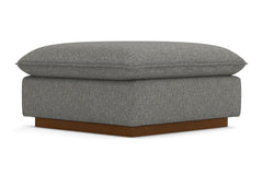 Olivia Ottoman :: Leg Finish: Pecan / Size: 35x35