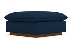 Olivia Ottoman :: Leg Finish: Pecan / Size: 35x35