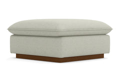 Olivia Ottoman :: Leg Finish: Pecan / Size: 35x35
