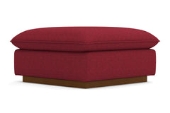 Olivia Ottoman :: Leg Finish: Pecan / Size: 35x35
