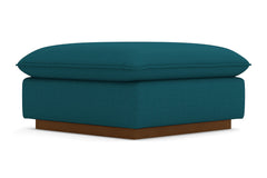 Olivia Ottoman :: Leg Finish: Pecan / Size: 35x35