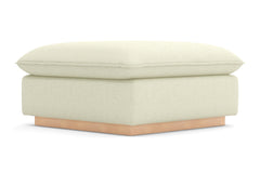 Olivia Ottoman :: Leg Finish: Natural / Size: 35x35