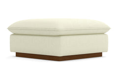 Olivia Ottoman :: Leg Finish: Pecan / Size: 35x35