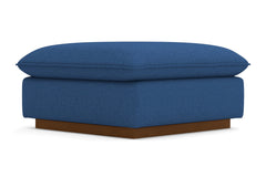 Olivia Ottoman :: Leg Finish: Pecan / Size: 35x35