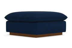Olivia Ottoman :: Leg Finish: Pecan / Size: 35x35