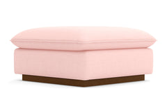 Olivia Ottoman :: Leg Finish: Pecan / Size: 35x35