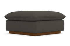 Olivia Ottoman :: Leg Finish: Pecan / Size: 35x35