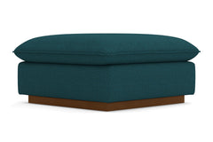 Olivia Ottoman :: Leg Finish: Pecan / Size: 35x35
