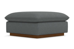 Olivia Ottoman :: Leg Finish: Pecan / Size: 35x35