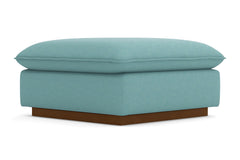 Olivia Ottoman :: Leg Finish: Pecan / Size: 35x35