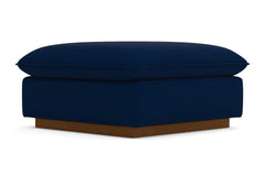 Olivia Ottoman :: Leg Finish: Pecan / Size: 35x35