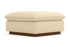 Olivia Ottoman :: Leg Finish: Pecan / Size: 35x35