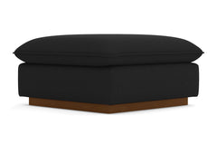 Olivia Ottoman :: Leg Finish: Pecan / Size: 35x35