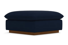 Olivia Ottoman :: Leg Finish: Pecan / Size: 35x35