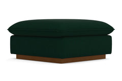 Olivia Ottoman :: Leg Finish: Pecan / Size: 35x35