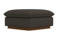 Olivia Ottoman :: Leg Finish: Pecan / Size: 35x35