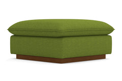 Olivia Ottoman :: Leg Finish: Pecan / Size: 35x35