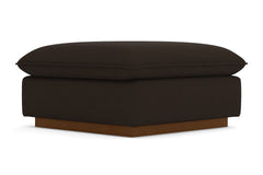 Olivia Ottoman :: Leg Finish: Pecan / Size: 35x35