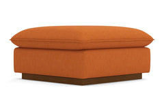 Olivia Ottoman :: Leg Finish: Pecan / Size: 35x35