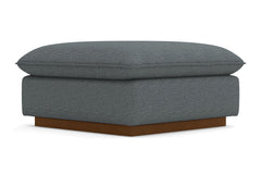 Olivia Ottoman :: Leg Finish: Pecan / Size: 35x35