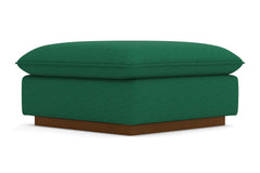 Olivia Ottoman :: Leg Finish: Pecan / Size: 35x35