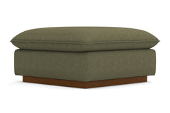 Olivia Ottoman :: Leg Finish: Pecan / Size: 35x35