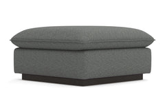 Olivia Ottoman :: Leg Finish: Espresso / Size: 35x35