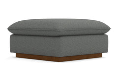 Olivia Ottoman :: Leg Finish: Pecan / Size: 35x35