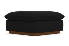 Olivia Ottoman :: Leg Finish: Pecan / Size: 35x35