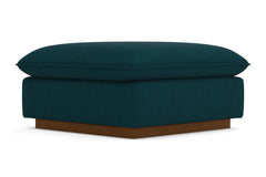 Olivia Ottoman :: Leg Finish: Pecan / Size: 35x35