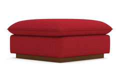 Olivia Ottoman :: Leg Finish: Pecan / Size: 35x35