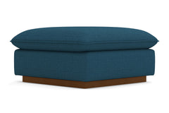 Olivia Ottoman :: Leg Finish: Pecan / Size: 35x35