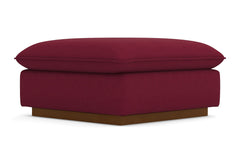 Olivia Ottoman :: Leg Finish: Pecan / Size: 35x35