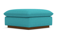 Olivia Ottoman :: Leg Finish: Pecan / Size: 35x35
