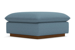 Olivia Ottoman :: Leg Finish: Pecan / Size: 35x35