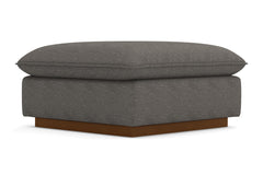 Olivia Ottoman :: Leg Finish: Pecan / Size: 35x35